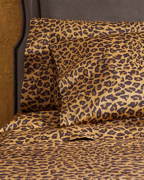 leopard print sheet set